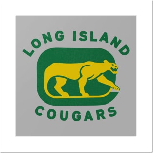 Retro Long Island Cougars Hockey 1973 Posters and Art